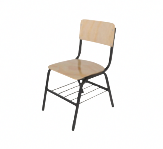 Silla Escolar de Madera Mediana